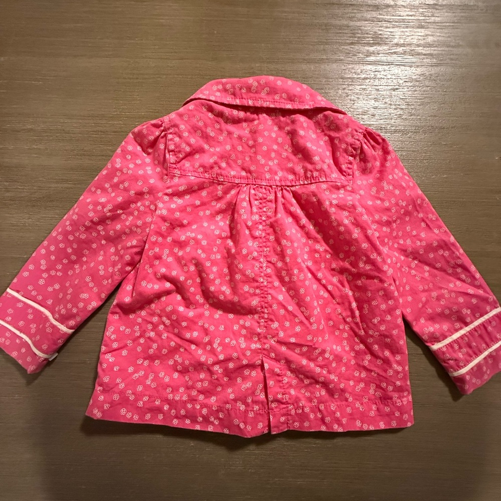 Pink Jacket with Floral Pattern 2T - Picture 7 of 8